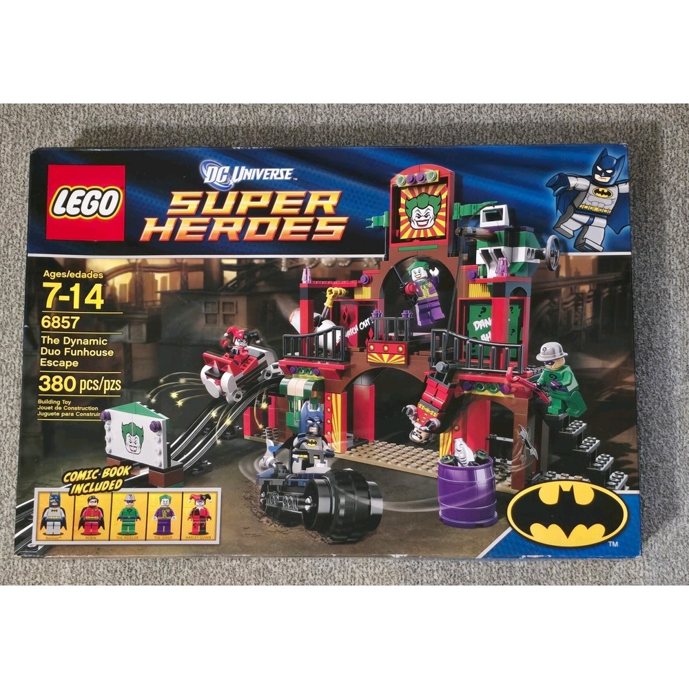 LEGO DC Comics Super Heroes: The Dynamic Duo Funhouse Escape Set 6857 sealed